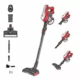 Hoover H-FREE 100 HOME HF122RH Aspiradora Escoba sin Cable y de Mano, sin Bolsa, 3 en 1: Escoba, de Mano y Vertical, Autonomía 40min, Posición parking, Ciclónico, Luces LED, 6500Pa