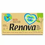 Renova Pañuelos Faciales Renova Recycled | Cajita de 70 pañuelos | Papel Reciclado | Certificado FSC® y Ecolabel