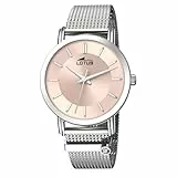 LOTUS Reloj Mujer 18737/2 Trendy Caja de Acero Inoxidable 316l Plateado Correa de Acero Inoxidable 316l Plateado