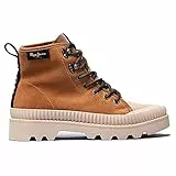 Pepe Jeans Botines De Piel Ascot Desert marrón