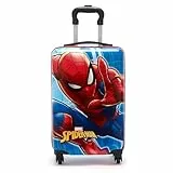 Disney Store Official, Spiderman, Maleta 31 נ21 נ53 cm, Maleta Infantil Azul y roja, asa Extensible, Ruedas multidireccionales y Bolsillo Interior