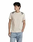 G-Star para Hombre Camiseta Flight Deck, Beige (Whitebait D24433-C336-1603), XS