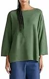 United Colors of Benetton Maglia SC Barca M/L 115gd10ct Suéter, Verde, Mujeres