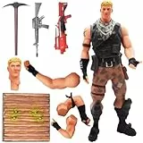 HTGWCG Figura de Acción, Muñeca de Anime de Dibujos Animados, Adornos de Decoración del Hogar Incluyendo Armas, Figura de acción Coleccionable con Accesorios, a Partir de 8 años, 21 cm, Multicolor