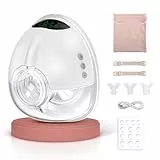 Lulia Sacaleches Electricos Manos Libres, Extractor De Leche Materna Portátil, 4 Modelos 9 Pasos, Indoloro, Sin BPA, Bajo Ruido, Con Brida 17/19/21/24 mm