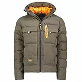 Geographical Norway Dosiba Men Chaqueta de Hombre, Kaki, XL