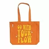 Mr. Wonderful Bolsa de tela - Go with your flow