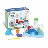 Learning Resources Set de Laboratorio científico de Preescolar para provocar reacciones de los Colores del arcoíris, experimentos para Mezclar Colores para niños, Juguetes de Stem para niños, 4+