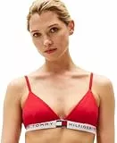 Tommy Hilfiger Sujetador Triangular Mujer con Logotipo en la Cintura, Rojo (Primary Red), XL