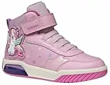 Geox J Inek Girl, Zapatillas, Rosa Multicolor, 28 EU