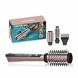 Cecotec Cepillo de Aire con Función Iónica CeramicCare 3in1 AirBrush. 1200W, Seca, Moldea y Da Volumen, Pantalla, Revestimiento de Cerámica, 3 Modos de Calor, Cepillos de 50 mm, 33 mm y Voluminizador