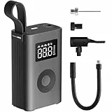 HOTO Bomba de aire eléctrica portátil 150PSI para bicicleta con luz LED, USB-C, indicador LED, bomba de neumáticos de bicicleta para coche, moto, bicicleta, pelotas