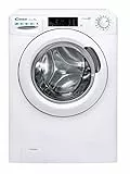 Candy Smart Pro CSOW4965 TWE/1-S, Lavasecadora, 9KG + 6KG, 1400RPM, Digital, Smart, Wi-Fi, 7 Ciclos Rápidos, Vapor, Active Motion System, Certificado Lana, Inicio Diferido 24H, Detector KG, Blanco