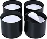 Ezprotekt 16 Protectores de Suelo de Silicona para sillas, Almohadillas Antideslizantes para Muebles, Protectores de Suelo de Madera marrón Cuadrado