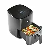 HAIER Freidora de Aire sin Aceite de 5L, Pantalla Táctil, 6 en 1, Air Fryer, Hornear, Asar, Parilla, Deshidratar, Descongelar, para 4 Personas