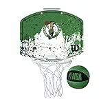Wilson Mini canasta de baloncesto NBA TEAM MINI HOOP, BOSTON CELTICS, Plástico