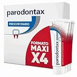 Parodontax Pasta de Dientes Ayuda a Tener y Prevenir el Sangrado de Encías, Frescor Diario, Pack de 4 x 75 ml