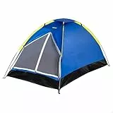 AKTIVE Unisex Adulto Tienda campaña Dome 2 Personas, Multicolor, 200 x 120 x 100 cm