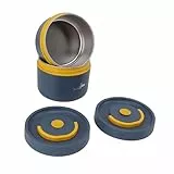 Aoresac Lonchera de de Acero Inoxidable con Tapa, Recipiente de Gran Capacidad de Gran Capacidad, Fácil de Limpiar para la Oficina, la Escuela, el Comedor Al Aire Libre (3 Caja Segura para