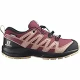 Salomon XA Pro V8 ClimaSalomon Waterproof Zapatillas de Niños para Uso Diario, Impermeable, Cómodo, Agarre en todo tipo de terrenos, Deportivo, Earth Red, 32
