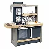 Smoby- Cocina Infantil Evolutiva con Sonidos, Encimera Elevable hasta 8cm Extra, 31 Accesorios, 4 Electrodomésticos, Juguete Niños Niñas A Partir de 3 años (7600312308)