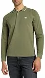 Lee LS Pique Polo Camiseta, Verde (Mercantile Green), L para Hombre