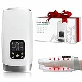Masajeador de Manos Eléctrico con Función de Calefacción, Masajeador de Manos Inalámbrico para Aliviar la Artritis y el Síndrome del Túnel Carpiano, Regalos de Cumpleaños para Mujeres y Hombres