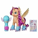 My Little Pony: A New Generation - Sunny Starscout Canta y Patina - Juguete de 22,5 cm con Control Remoto, 50 reacciones, Luces