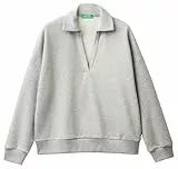 United Colors of Benetton Jersey G/C 3u0sd108t Sudadera, Gris Melange Medio 501, M para Mujer