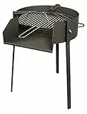 Imex El Zorro 71582 Barbacoa redonda con soporte para paella, diámetro 60 x 75 cm