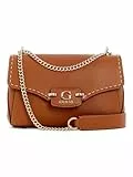 GUESS Nastra Convertible Xbody Flap Bag Caramel