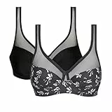 Dim Pack De Sujetadores Sin Aros Generous Classique Mujer x2, Multicolor, 95B