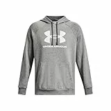Under Armour UA Rival Fleece Logo HD Sudadera, Castlerock Light Heather, M Hombre