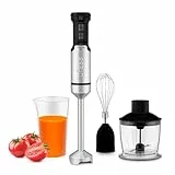 Ufesa Galaxy Max Batidora de Mano, Potencia 1500 W, Control de 24 velocidades + TURBO, 4 Cuchillas de Alta Eficiencia, Diseño Ergonómico y Anti Salpicaduras, Accesorios Incluidos, Sin BPA