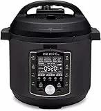 Instant Pot Pro Olla a Presión Eléctrica Multifunción 10 en 1, Cocción Lenta, Arrocera, Vaporera, Yogurtera, Sartén para Saltear, Esterilizador y Al vapor – Acero Inoxidable, 1200 W – 5,7 L, Negro