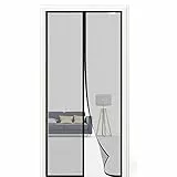 Mosquitera Puerta Magnetica 85x200cm, Último Modelo 2023, Mosquitera Magnética para Puertas Cortina de Sala de Estar la Puerta del Balcón Puerta Corredera de Patio, Negro