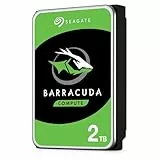 Seagate Technology 2000GB ST2000DM008 Barracuda - Unidad de Disco Duro Interna Tamaño Único, Plata