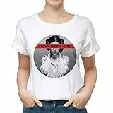 KMF T-SHIRT - Camiseta Hombre Mujer Manga Corta Leia Fight Like a Girl (Blanco, XL)