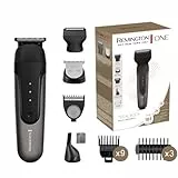 Remington Máquina de cortar el Pelo, Recortadora Barba, Afeitadora Corporal Masculina, de Láminas, Cortapelos Nariz y Orejas ONE, 18 Accesorios Tamaño Completo, Uso en Seco o Ducha, PG780