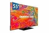 Daewoo 55DM65QV 2025 55' - QLED Smart TV 4K HDR 3840 x 2160, Dolby Vision, Dolby Audio, Peana Central, Diseño sin Marcos