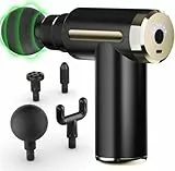 Cotsoco Pistola de masaje, Pistola de masaje muscular, Masajeador de percusión muscular con 4 cabezales de masaje, Pistola masajeadora para piernas, espalda, hombros y cuello, gran regalo.