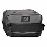 Pepe Jeans Stratford Neceser Dos Compartimentos Adaptable Gris 26x16x12 cms Poliéster