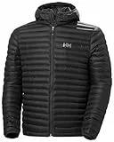 Helly Hansen Hombre Chaqueta Insulada Sirdal Con Capucha, 2XL, Negro