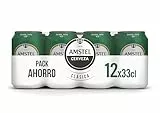 Amstel Clasica Heineken - Cerveza pack de 12 latas x 330 ml - 3960 ml