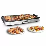 Tefal, Giant Plancha XL, Parrilla Eléctrica, 2300W, 5 Ajustes de Temperatura, Superficie XL para 12 Personas, Revestimiento Antiadherente y Calentamiento Uniforme, CB631D10