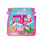 CRAYOLA — Washimals SPA Perfumado, Mascotas para Pintar y Lavar, Apto para Niños a Partir de 3 años, 74-7475