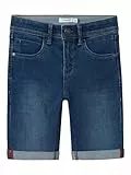 NAME IT Nkmsilas Slim Dnm L Shorts 2272-tx Noos Pantalones cortos Niños, Medium Blue Denim, 164