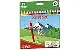 Lapices de colores alpino 658 caja de 24 colores largos
