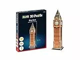 Revell 3D Puzzle- Big Ben, A Landmark of London Descubre el Mundo en 3D, diversión para jóvenes y Mayores, Color Coloreado (00120)