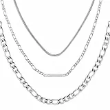 Calvin Klein Set de 3 Collares para Mujer Colección LINKED de Acero Inoxidable - 35700002